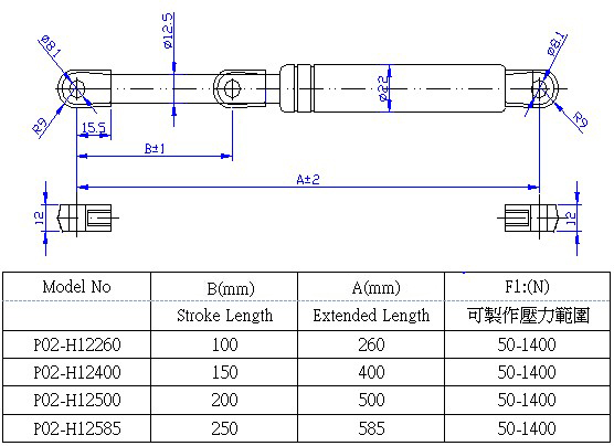 P02-H1222M 12.5mmx22mm中